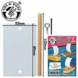 Corvus A600593 - Kids-at-Work, Mast+Segel, 1x Zubehör-Set zum Bau eines Bootes Spiel