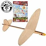Corvus A600662 - Kids at work: Flieger aus Balsaholz mit Gummischleuder Typ 3 Spiel