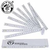 Corvus A600683 - Kids-at-Work, Meterstab 3 Meter, Zollstock, Holz, weiß Spiel