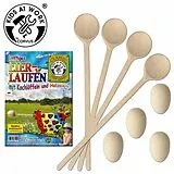 Corvus A750500 - Kids at work, Eierlaufen, 4er Set, Classic New Games Spiel
