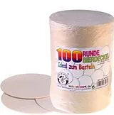 Corvus A750510 - Kids at work, 100x Bierdeckel blanko rund, Bastelmaterial Spiel