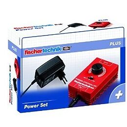 Fischertechnik 505283 - PLUS Power Set, 9 Volt Netz-Adapter Spiel