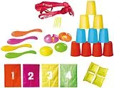 Knorrtoys 56000 - Party Set FUN, 32teilig, Sackhüpfen, Eierlaufen, Dosenwerfen Spiel