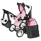 Knorrtoys 63101 - Puppenwagen Ruby - "Panda" Spiel