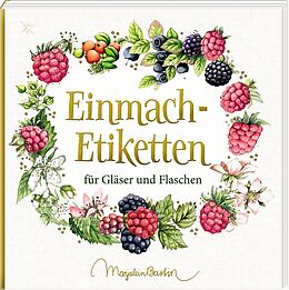 Blätter, zusammengeklebt Etikettenbüchlein  Einmach-Etiketten (Marjolein Bastin) von 