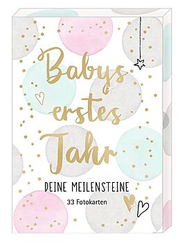 Textkarten / Symbolkarten Fotokarten-Box - Babys erstes Jahr - Deine Meilensteine von 