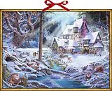 Kalender (Kal) Wand-Adventskalender Weihnachten auf dem Mühlenhof von