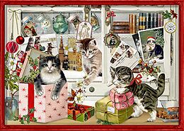Kalender A4-Wandkalender - Katzen-Weihnacht von 