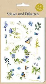 Buch Stickerbogen mit 100 Stickern von Marjolein Bastin