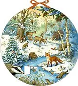 Kalender Memo-Adventskalender Die Tiere im Winterwald von Ute Simon
