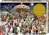 Kalender Puzzle-Adventskalender Nostalgischer Weihnachtsmarkt von Barbara Behr