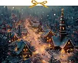 Kalender (Kal) Wand-Adventskalender Verträumtes Winterdorf von Roena Ivana Rosenberger