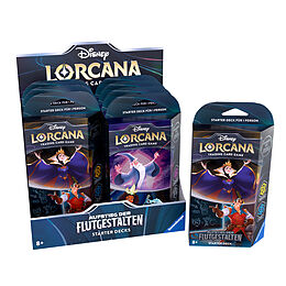 Disney Lorcana Trading Card Game: Aufstieg der Flutgestalten - Display mit 8 Starter Decks (Deutsch) Spiel