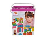 Bunte Holzsbausteine Spiel