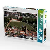 CALVENDO Puzzle Luftbild auf Burg und Stadtkirche | 1000 Teile Lege-Größe 64x48cm Foto-Puzzle für glückliche Stunden Spiel