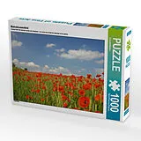 CALVENDO Puzzle Mohnblumenfeld | 1000 Teile Lege-Größe 64x48cm Foto-Puzzle für glückliche Stunden Spiel