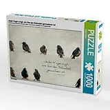 CALVENDO Puzzle Jeder Vogel singt, wie ihm der Schnabel gewachsen ist | 1000 Teile Lege-Größe 64x48cm Foto-Puzzle für glückliche Stunden Spiel
