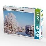 CALVENDO Puzzle Winterlandschaft an der Havel. Landschaft im Havelland. | 1000 Teile Lege-Größe 64x48cm Foto-Puzzle für glückliche Stunden Spiel