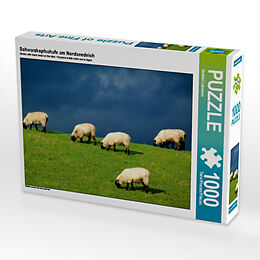Schwarzkopfschafe am Nordseedeich (Puzzle) Spiel