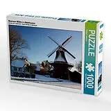 CALVENDO Puzzle Moorseer Mühle in Abbehausen | 1000 Teile Lege-Größe 64x48cm Foto-Puzzle für glückliche Stunden Spiel
