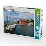 CALVENDO Puzzle Hafeneinfahrt von Meersburg | 1000 Teile Lege-Größe 64x48cm Foto-Puzzle für glückliche Stunden Spiel