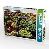 CALVENDO Puzzle Markt der Bauern - Mercado dos Lavradores | 1000 Teile Lege-Größe 64x48cm Foto-Puzzle für glückliche Stunden Spiel