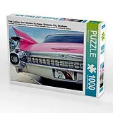 CALVENDO Puzzle Pink Cadillac, Ann's Chicken Fry Home, Oklahoma City, Oklahoma | 1000 Teile Lege-Größe 64x48cm Foto-Puzzle für glückliche Stunden Spiel