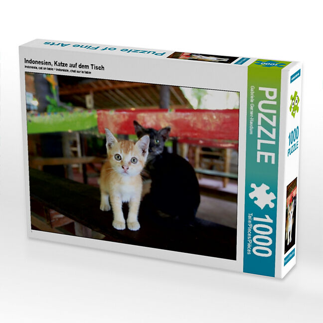 Indonesien Katze Auf Dem Tisch Puzzle Spiele Exlibris Ch Online Portofrei Bestellen