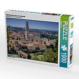 CALVENDO Puzzle VERONA Blick über die Altstadt | 1000 Teile Lege-Größe 64x48cm Foto-Puzzle für glückliche Stunden Spiel