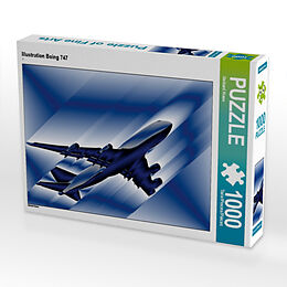 Illustration Boing 747 (Puzzle) Spiel