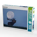 CALVENDO Puzzle Röhrender Hirsch | 1000 Teile Lege-Größe 64x48cm Foto-Puzzle für glückliche Stunden Spiel