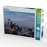 CALVENDO Puzzle Seattle Skyline 1000 Teile Puzzle quer | 1000 Teile Lege-Größe 64 × 48 cm Foto-Puzzle für glückliche Stunden Spiel