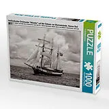CALVENDO Puzzle Holländischer Dreimaster "Atlantis" auf der Ostsee vor Warnemünde, Hanse Sail 2013 | 1000 Teile Lege-Größe 64x48cm Foto-Puzzle für glückliche Stunden Spiel