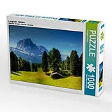 CALVENDO Puzzle Langkofel - Gröden | 1000 Teile Lege-Größe 64x48cm Foto-Puzzle für glückliche Stunden Spiel