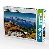 CALVENDO Puzzle Marmolada vom Settsass - Alta Badia | 1000 Teile Lege-Größe 64x48cm Foto-Puzzle für glückliche Stunden Spiel