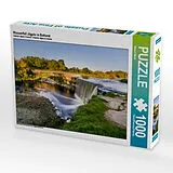 CALVENDO Puzzle Wasserfall Jägala in Estland | 1000 Teile Lege-Größe 64x48cm Foto-Puzzle für glückliche Stunden Spiel
