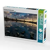 CALVENDO Puzzle Panorama bei Hochwasser | 1000 Teile Lege-Größe 64x48cm Foto-Puzzle für glückliche Stunden Spiel
