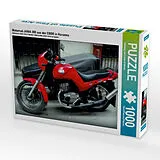 CALVENDO Puzzle Motorrad JAWA 350 aus der CSSR in Havanna | 1000 Teile Lege-Größe 64x48cm Foto-Puzzle für glückliche Stunden Spiel