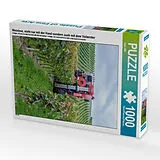 CALVENDO Puzzle Vollernter bei der Weinlese | 1000 Teile Lege-Größe 64x48cm Foto-Puzzle für glückliche Stunden Spiel