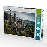 CALVENDO Puzzle Conques, das Dorf | 1000 Teile Lege-Größe 64x48cm Foto-Puzzle für glückliche Stunden Spiel