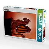 CALVENDO Puzzle Feuer Drache | 1000 Teile Lege-Größe 64x48cm Foto-Puzzle für glückliche Stunden Spiel