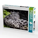 CALVENDO Puzzle Ein Schneeleopard | 1000 Teile Lege-Größe 64x48cm Foto-Puzzle für glückliche Stunden Spiel