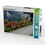 CALVENDO Puzzle Der Schluss des Zuges kommt vorbei | 1000 Teile Lege-Größe 64x48cm Foto-Puzzle für glückliche Stunden Spiel