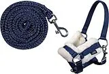 Halfter und Strick -Hobby Horsing- blau Spiel