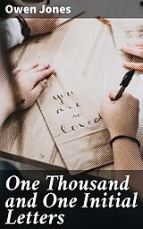 eBook (epub) One Thousand and One Initial Letters de Owen Jones