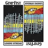 Gimp Fist Vinyl Losing Streak - Ltd Clear W/red Splashes (indies