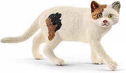 Schleich 13894 - Farm World, Amerikanische Kurzhaarkatze, Katze, Tierfigur Spiel