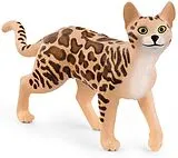 Schleich 13918 - Farm World, Bengal Katze, Tierfigur Spiel