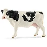 Schleich 13797 - Farm World, Kuh schwarzbunt, Tierfigur, Bauernhoftier Spiel