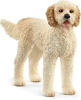 Schleich 13939 - Farm World, Goldendoodle, Hund, Tierfigur, Höhe: 5,5 cm Spiel